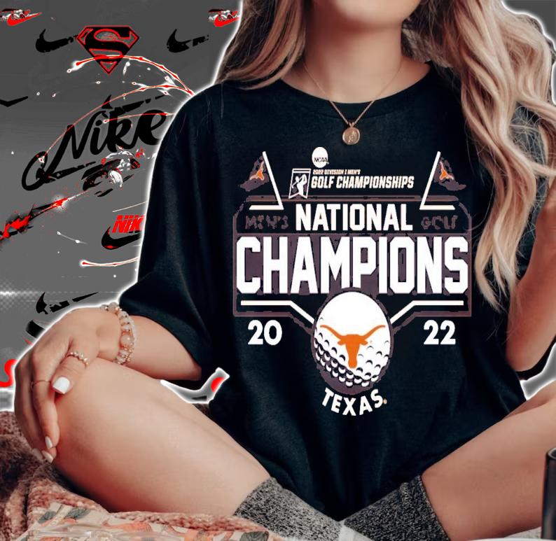 Texas Longhorns Blue 84 2022 NCAA Men's Golf National Champions T-Shirt t-shirt woman shirt