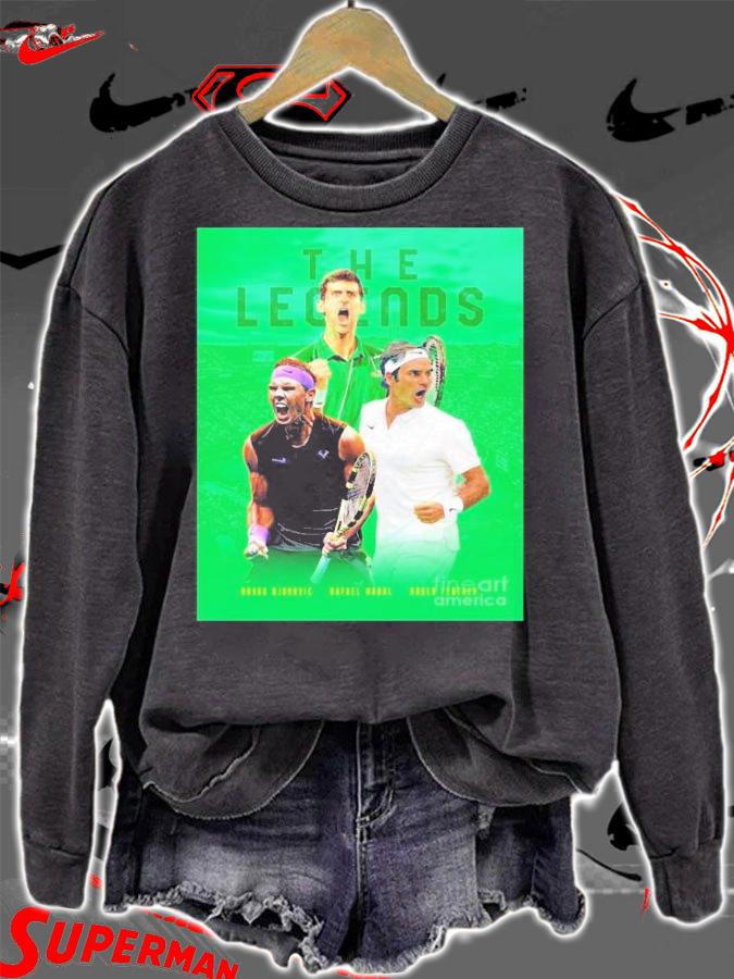 The Legends The Tennis Player Legends Trio World Shirt t-shirt sweatshirt