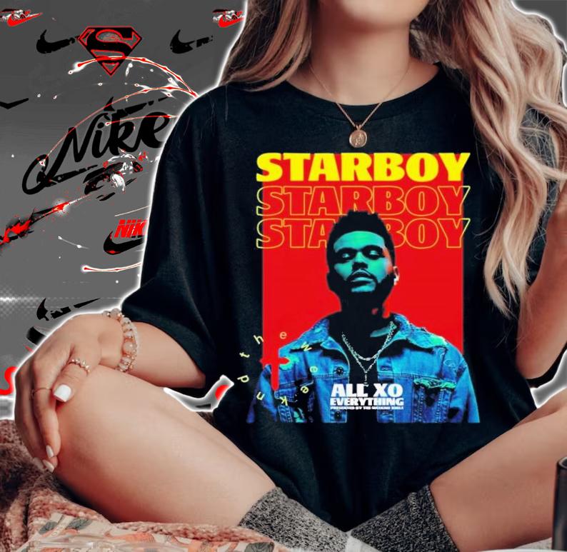 The Weeknd Starboy All XO Everything Shirt t-shirt woman shirt