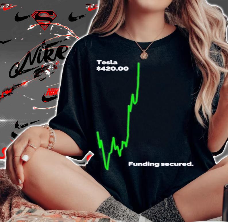 Whole Mars Catalog Funding Secured Tesla $42000 t-shirt woman shirt