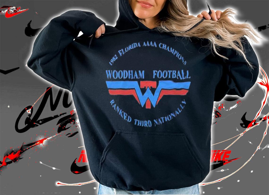1982 Florida AAAA Champions Woodham Football shirt t-shirt