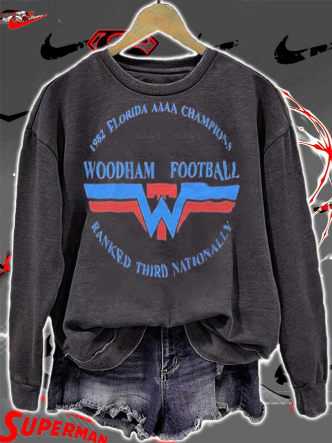 1982 Florida AAAA Champions Woodham Football shirt t-shirt