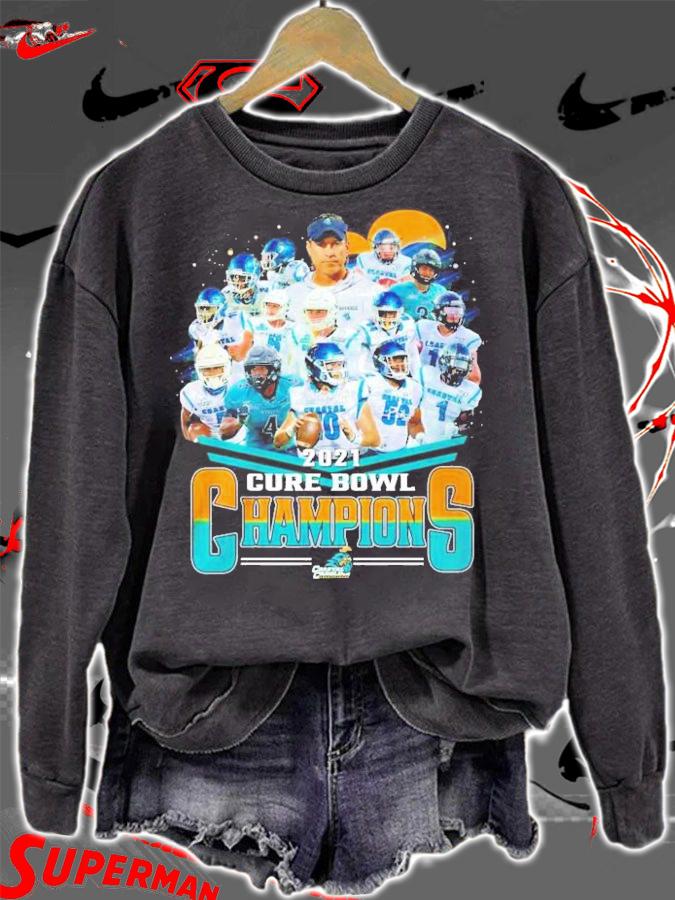 2021 Coastal Carolina Chanticleers Cure Bowl Champions Signatures Shirt t-shirt sweatshirt