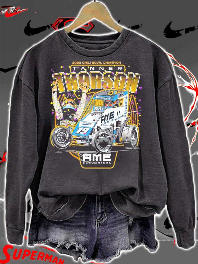 2022 Chili Bowl Champion Tanner Thorson Ame Electrical Shirt t-shirt sweatshirt