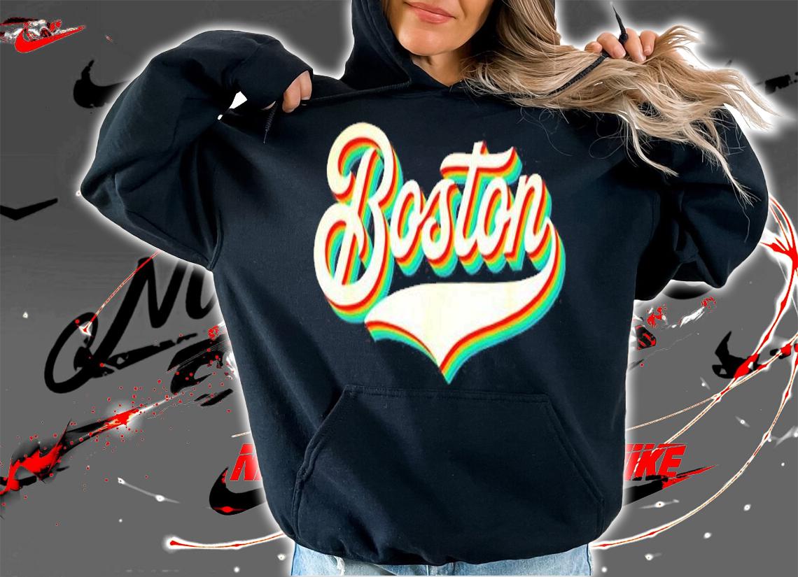 70s Vintage Retro Boston Massachusetts Throwback Gift T-Shirt t-shirt hoodie