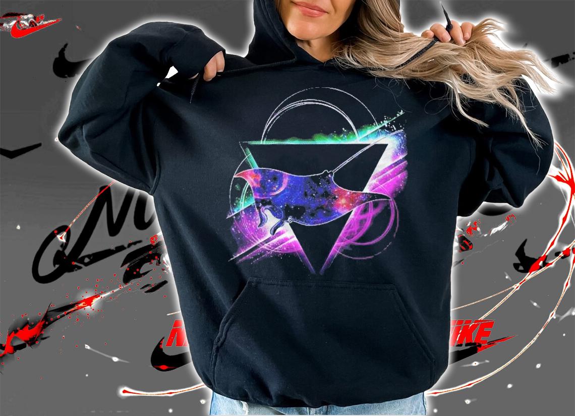 Aesthetic Galaxy Manta Ray Gift Shirt t-shirt hoodie