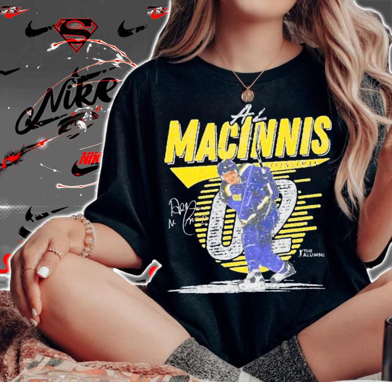 Al MacInnis St. Louis Comet Hockey Signatures Shirt t-shirt woman shirt