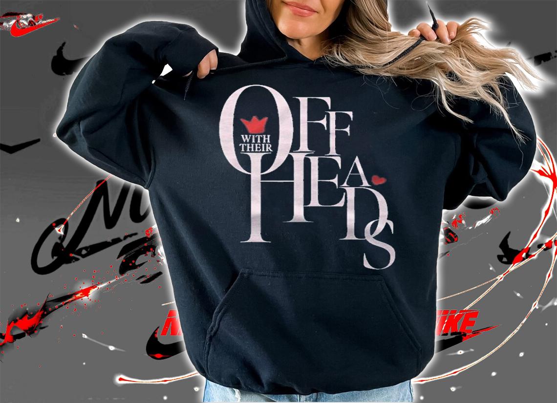 Alice In Wonderland Off With Their Heads Text Stack Shirt t-shirt hoodie