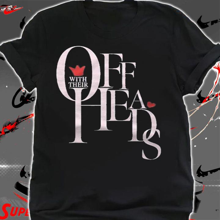 Alice In Wonderland Off With Their Heads Text Stack Shirt t-shirt shirt