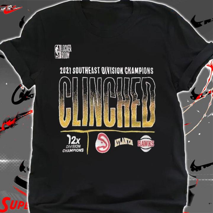 Atlanta Hawks 2021 Southeast Division Champions Locker Room Shirt t-shirt shirt