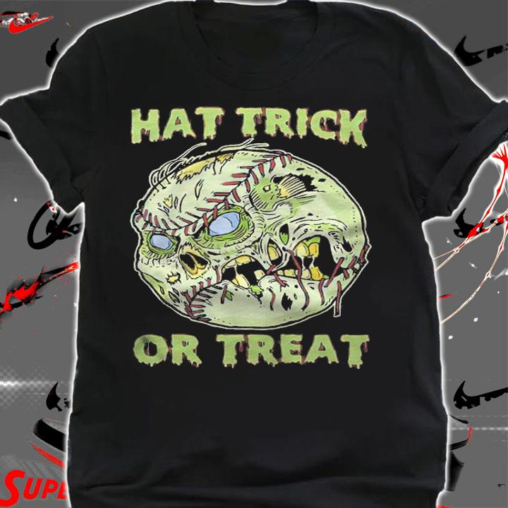 Baseball Skull Hat Trick Or Treat Shirt t-shirt shirt