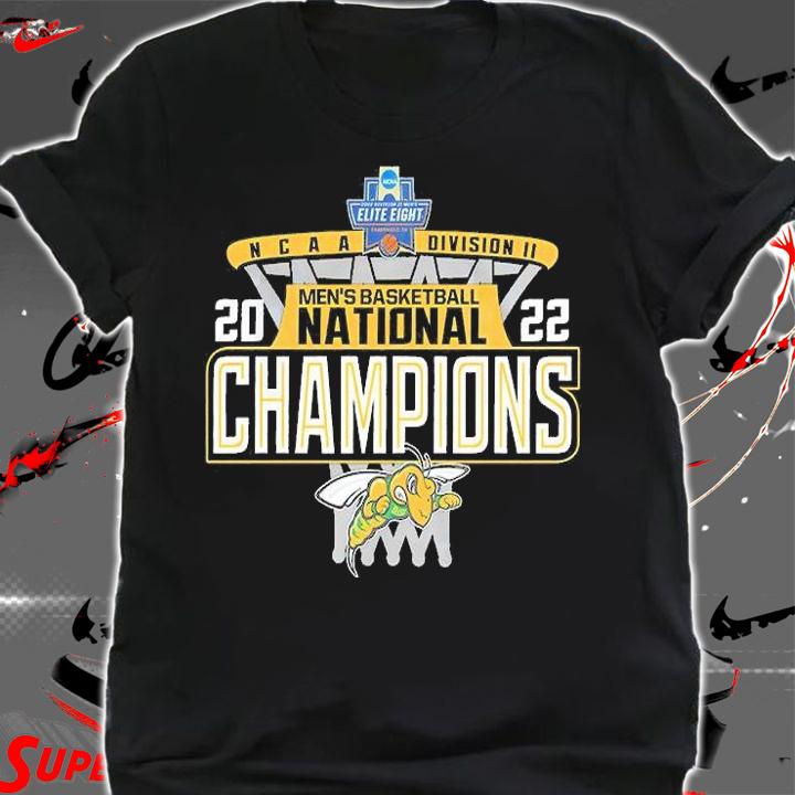 Black Hills State Yellow Jackets 2022 Division II Men's Basketball Champions T-Shirt t-shirt shirt