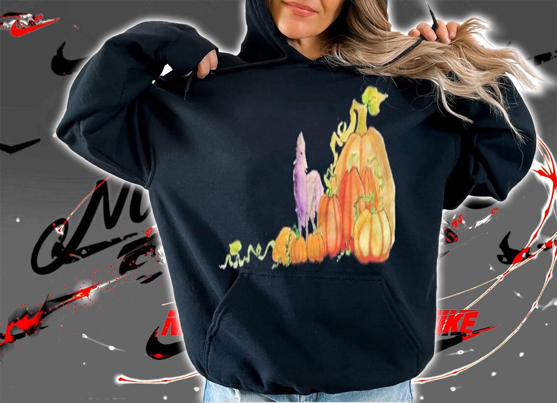 Borzoi And Giant Pumpkins Classic T-shirt t-shirt hoodie