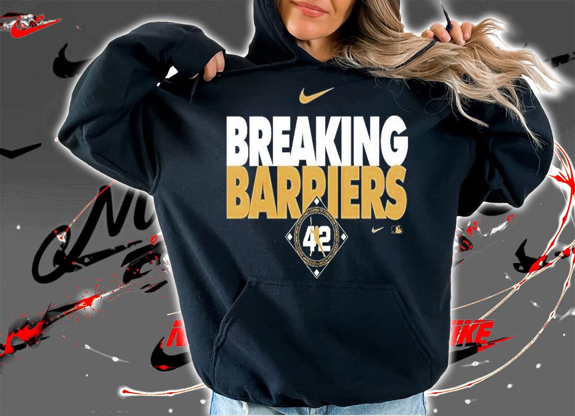 Breaking Barriers Jackie Robinson 42 T-Shirt t-shirt hoodie