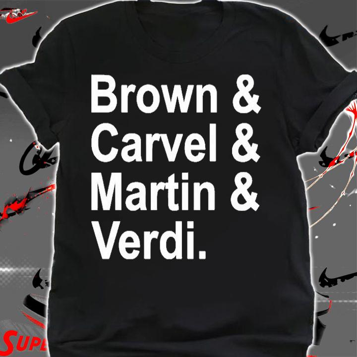 Brown Carvel Martin Verdi T-Shirt t-shirt shirt