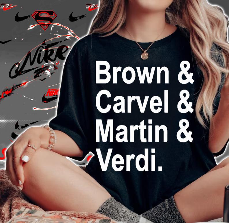 Brown Carvel Martin Verdi T-Shirt t-shirt woman shirt