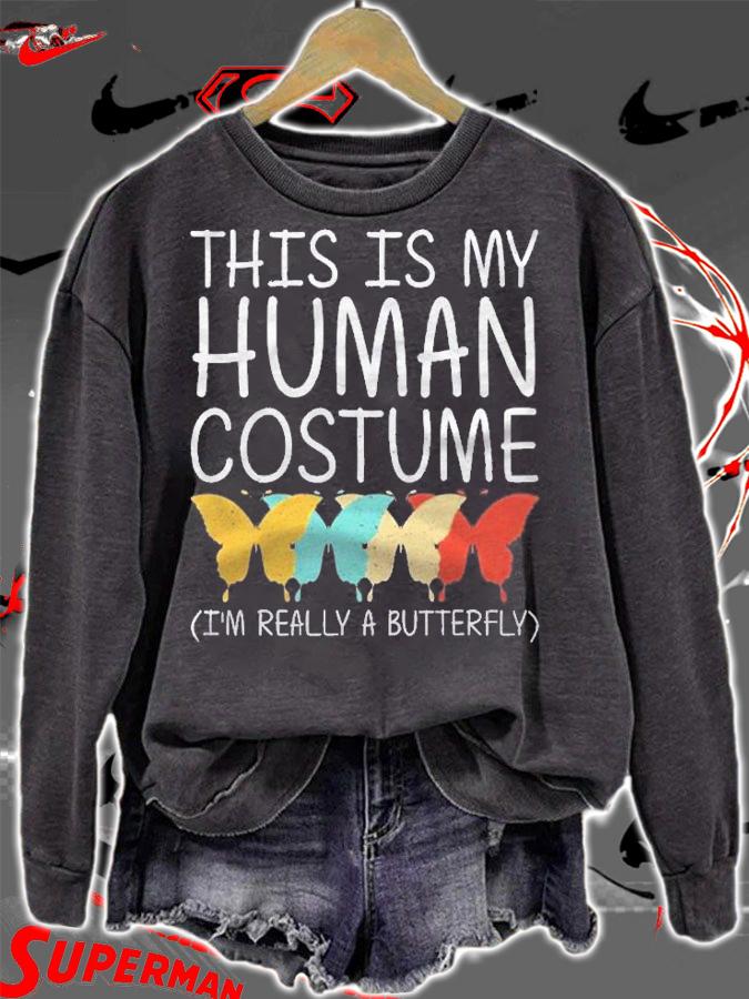 Butterfly Halloween Human Costume Ringlet Moth Easy Diy Gift Shirt t-shirt sweatshirt