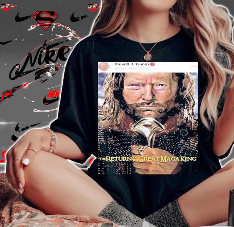 Donal Trump Maga King T-Shirt t-shirt woman shirt