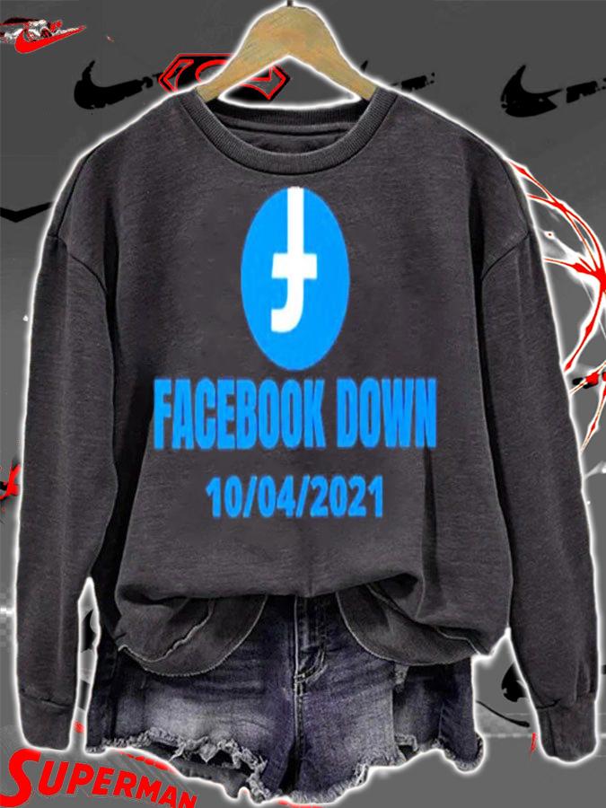 Facebook Down 10 04 2021 shirt t-shirt
