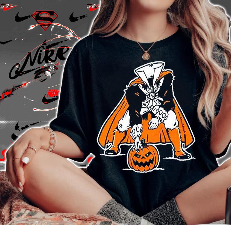 Headless Horseman Halloween T-shirt t-shirt woman shirt