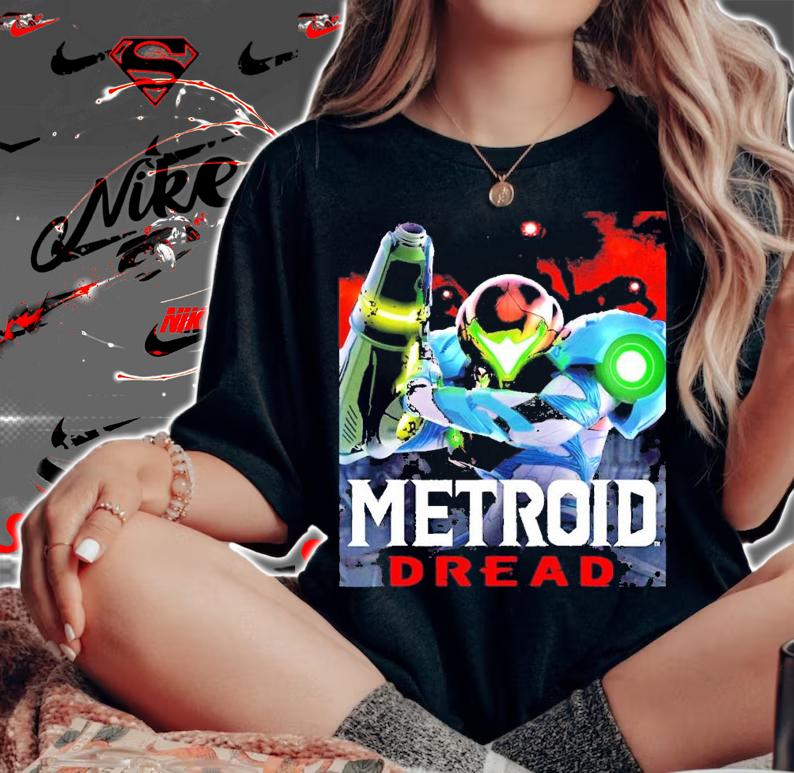 Metroid Dread poster shirt t-shirt woman shirt