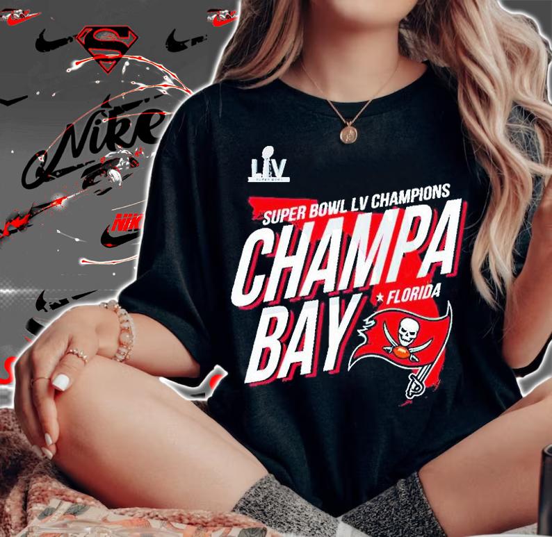 Tampa Bay Buccaneers Super Bowl Lv Champions Champa Bay Florida T-shirt t-shirt woman shirt