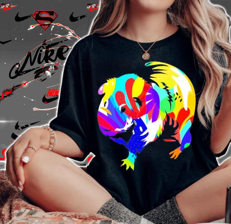 Colorful Guinea Pig Lovers Gift T-Shirt t-shirt woman shirt