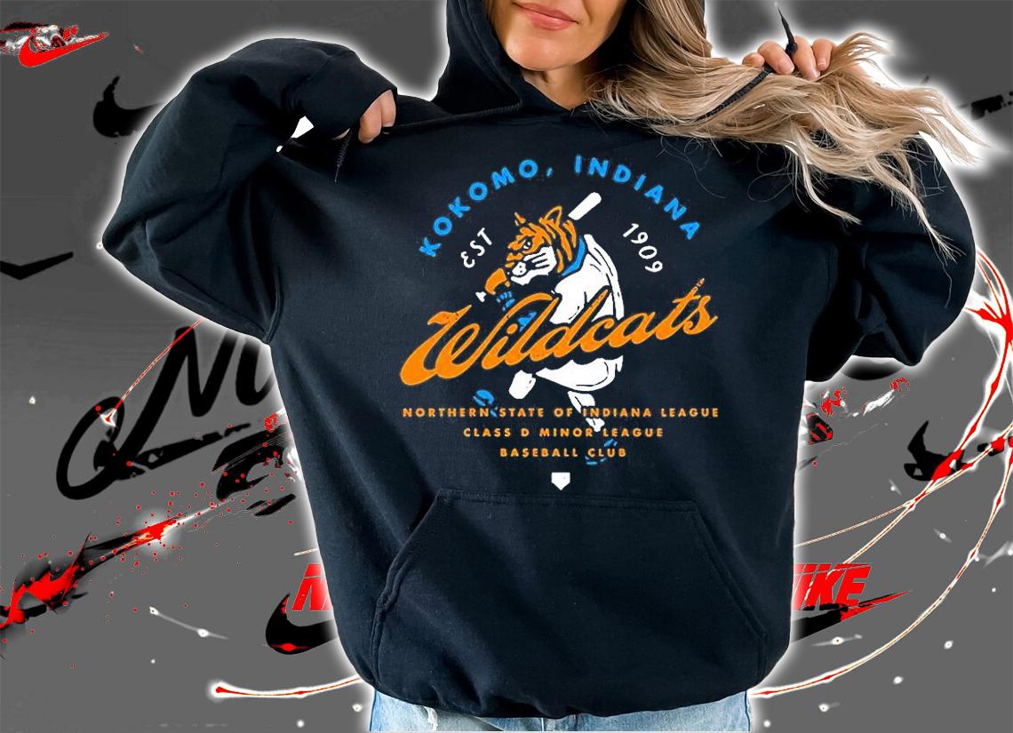 Kokomo Wildcats Indiana Vintage Minor League Baseball T-Shirt t-shirt