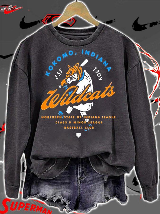 Kokomo Wildcats Indiana Vintage Minor League Baseball T-Shirt t-shirt
