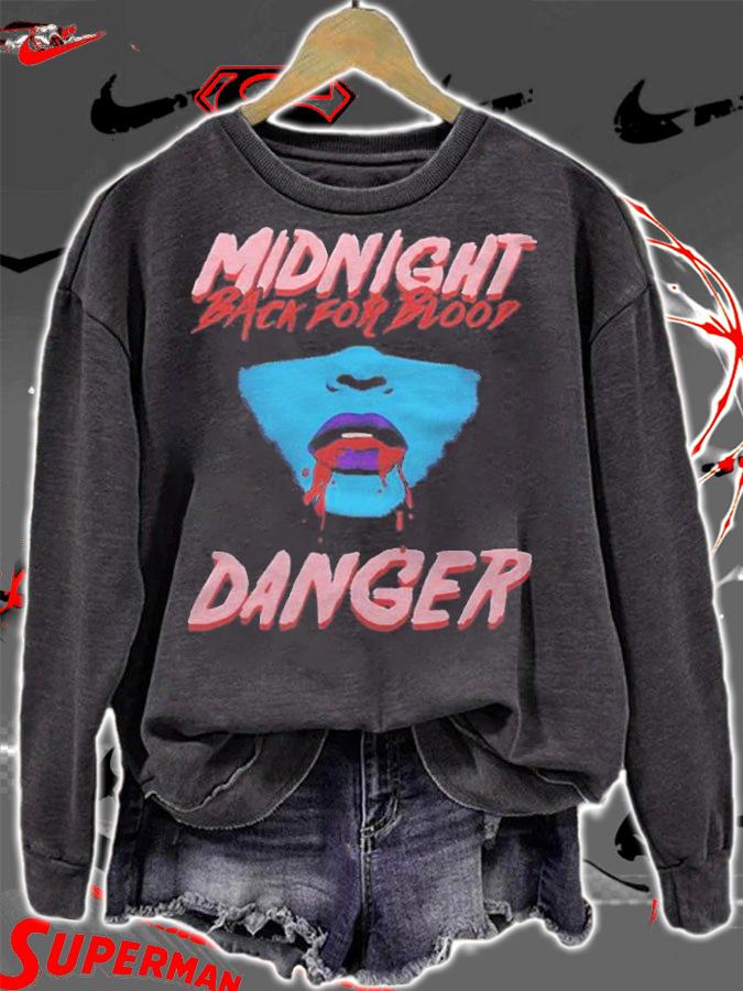 Midnight back for blood danger T-shirt t-shirt sweatshirt