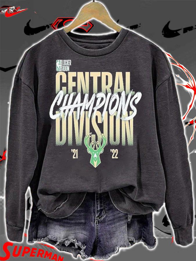 Milwaukee Bucks 2022 Central Division Champions T-Shirt t-shirt sweatshirt