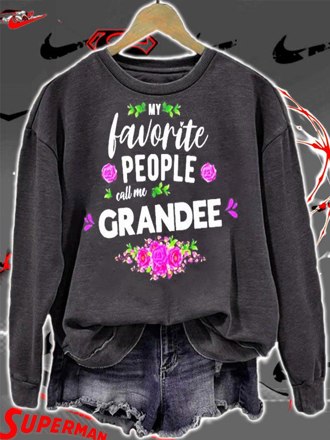My Favorite People Call Me Grandee T-Shirt t-shirt