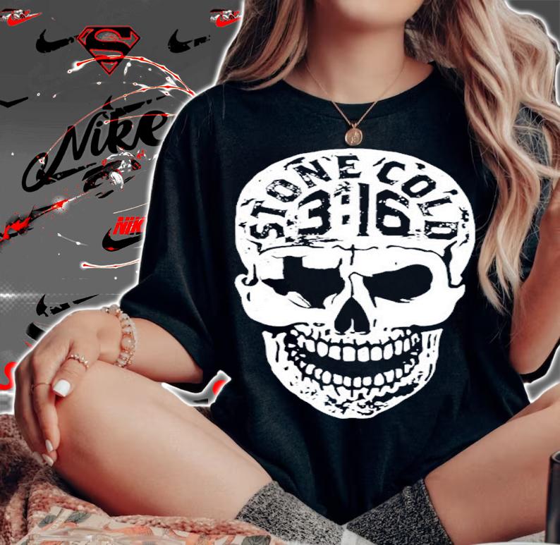 Stone Cold Steve Austin Texas Skull Shirt t-shirt