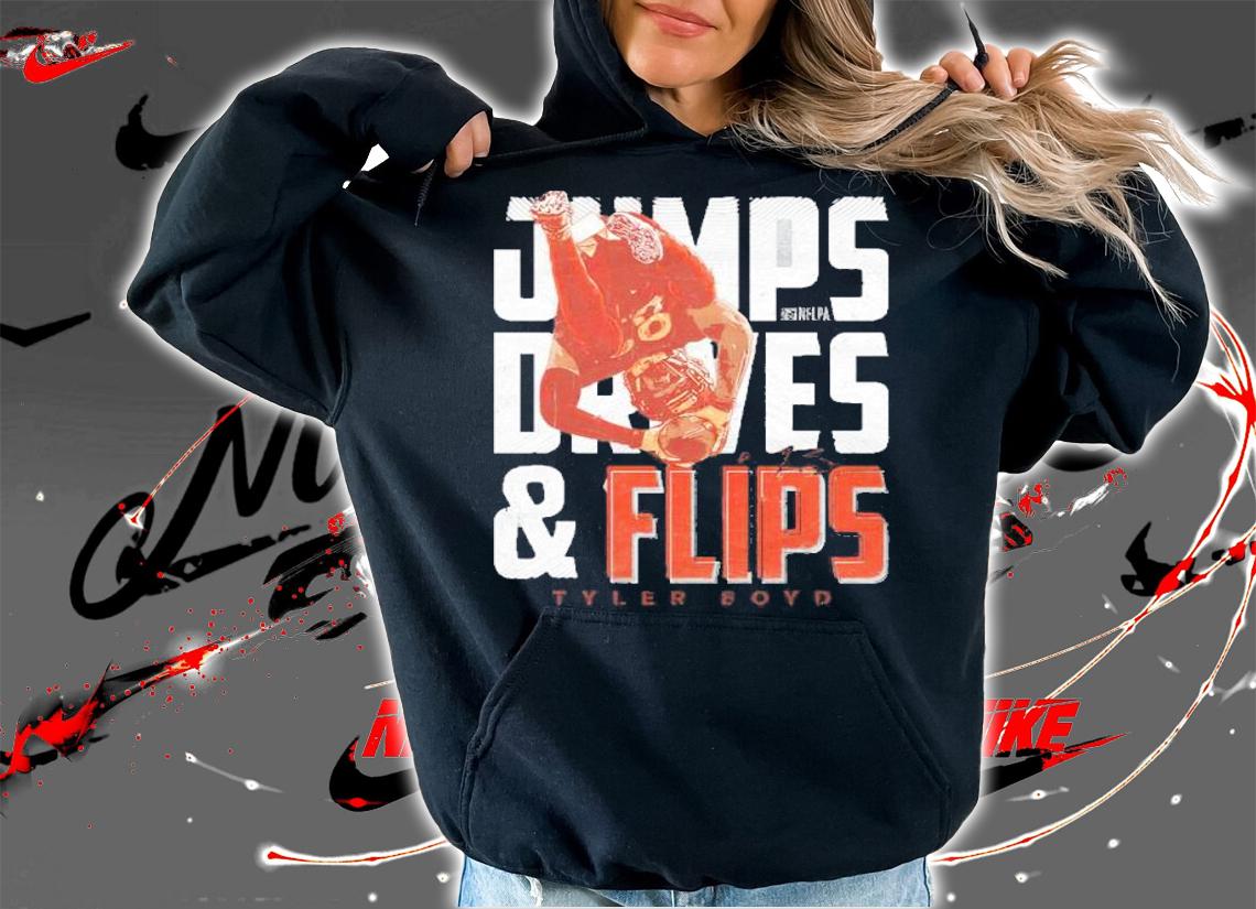 Tyler Boyd Cincinnati Flip Celebration Football Shirt t-shirt hoodie