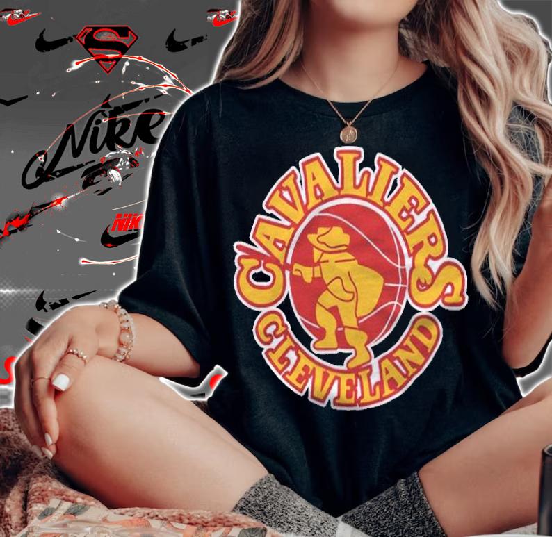Cleveland Cavaliers 70s Retro logo T-shirt t-shirt