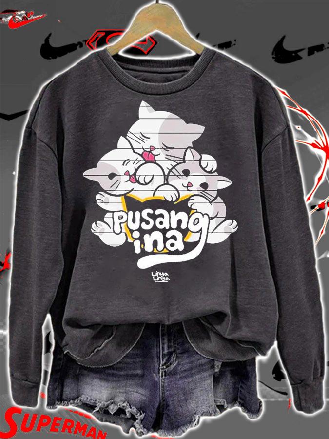 Linya Linya Pusang Ina T-Shirt t-shirt