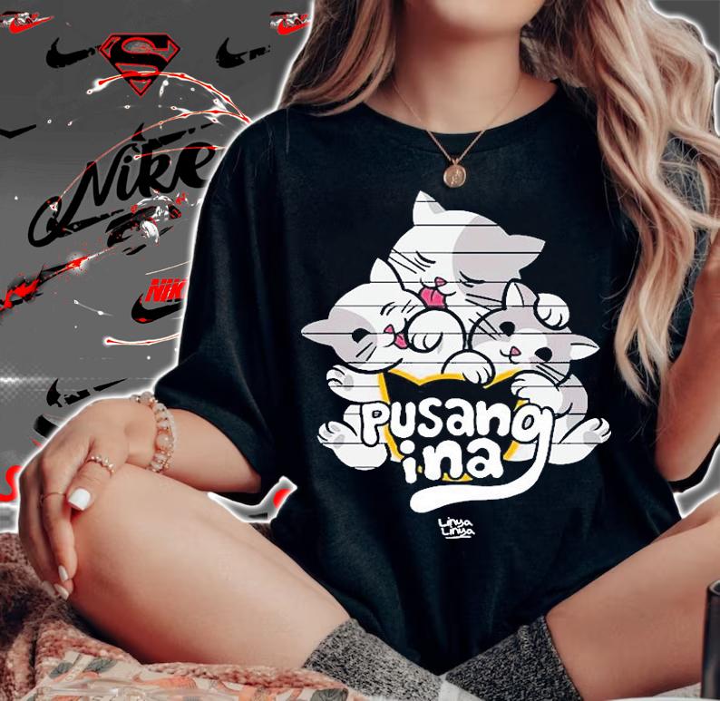 Linya Linya Pusang Ina T-Shirt t-shirt