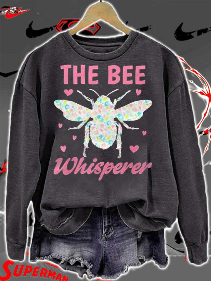 The Bee Whisperer Woman Girl Beekeeper Honey Bees Shirt t-shirt sweatshirt