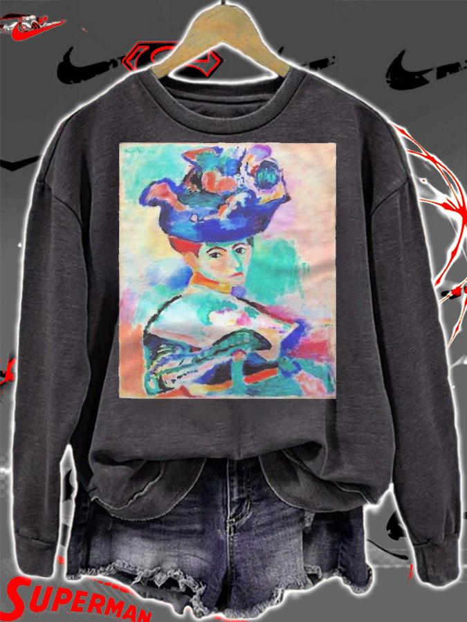 Woman With A Hat (Femme Au Chapeau) Henri Matisse Shirt t-shirt sweatshirt