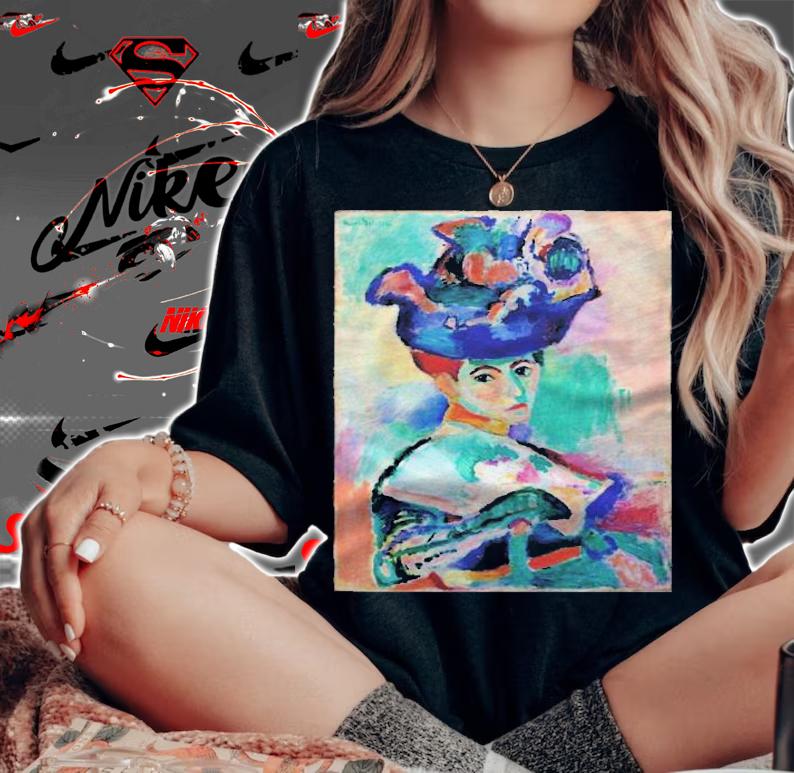 Woman With A Hat (Femme Au Chapeau) Henri Matisse Shirt t-shirt woman shirt