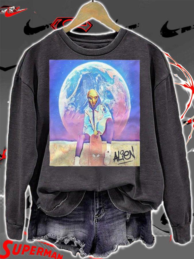 Mischief Alien Shirt, sweater hoodie and tank top t-shirt sweatshirt
