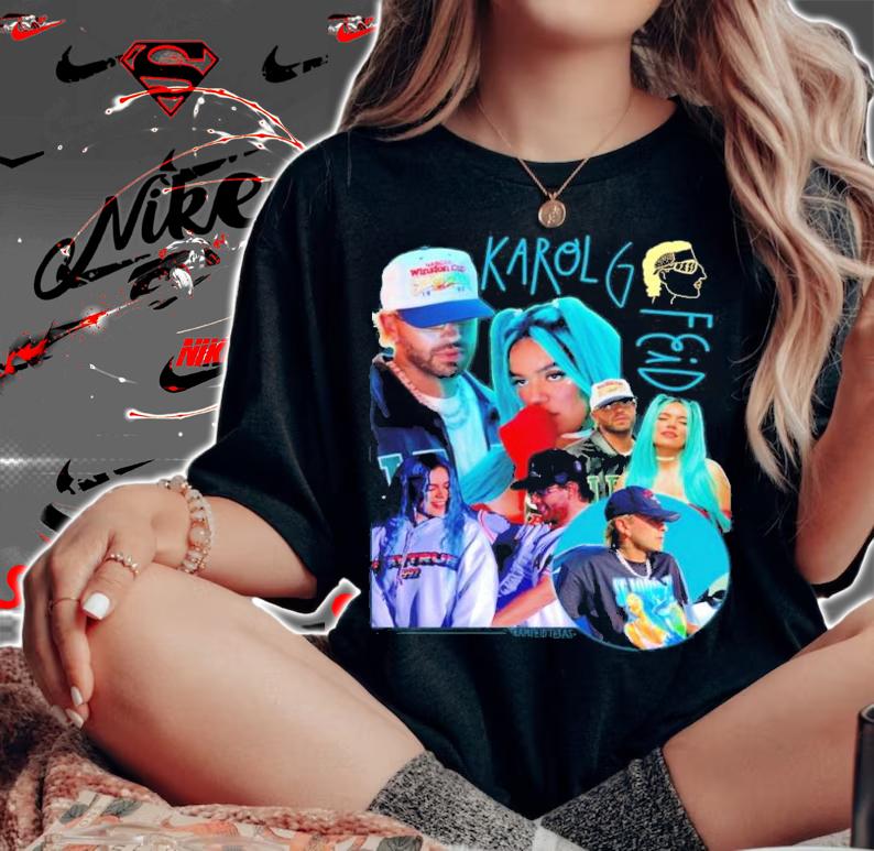 Official Feid X Karol Shirt t-shirt woman shirt