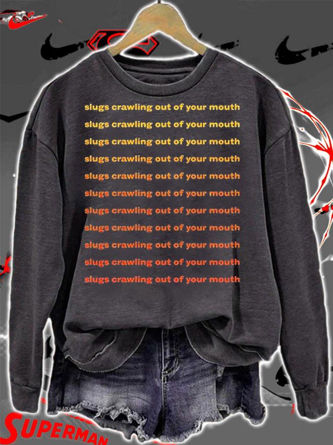 Slugs Crawling Out Of Your Mouth T-Shirt t-shirt sweatshirt