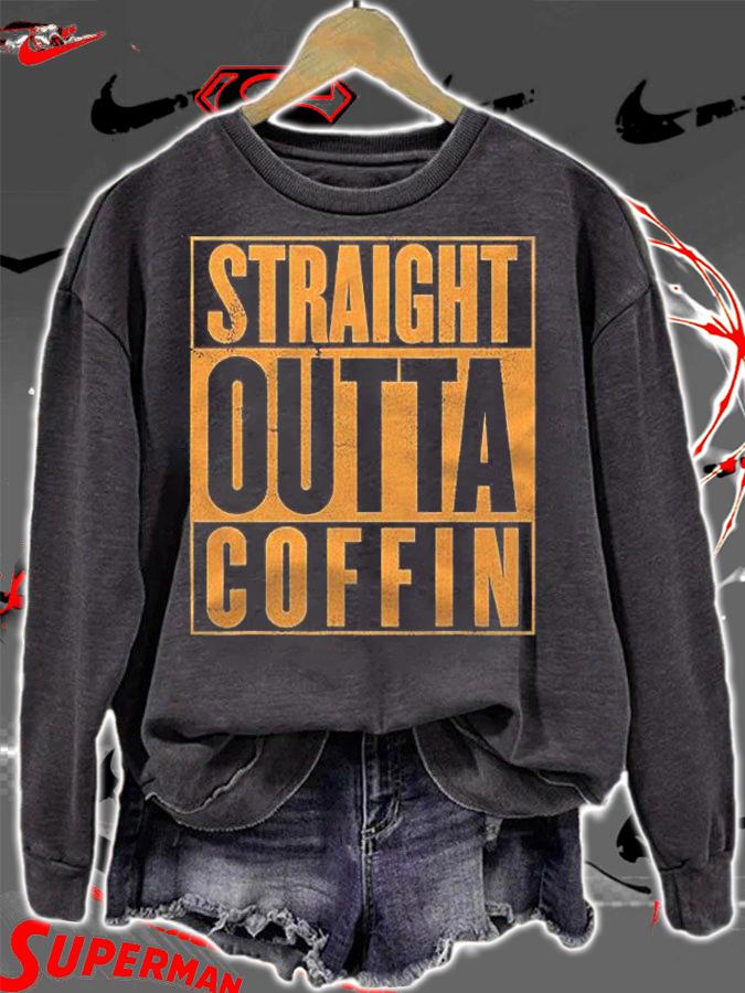 Straight Outta Coffin Halloween Costume Shirt t-shirt sweatshirt