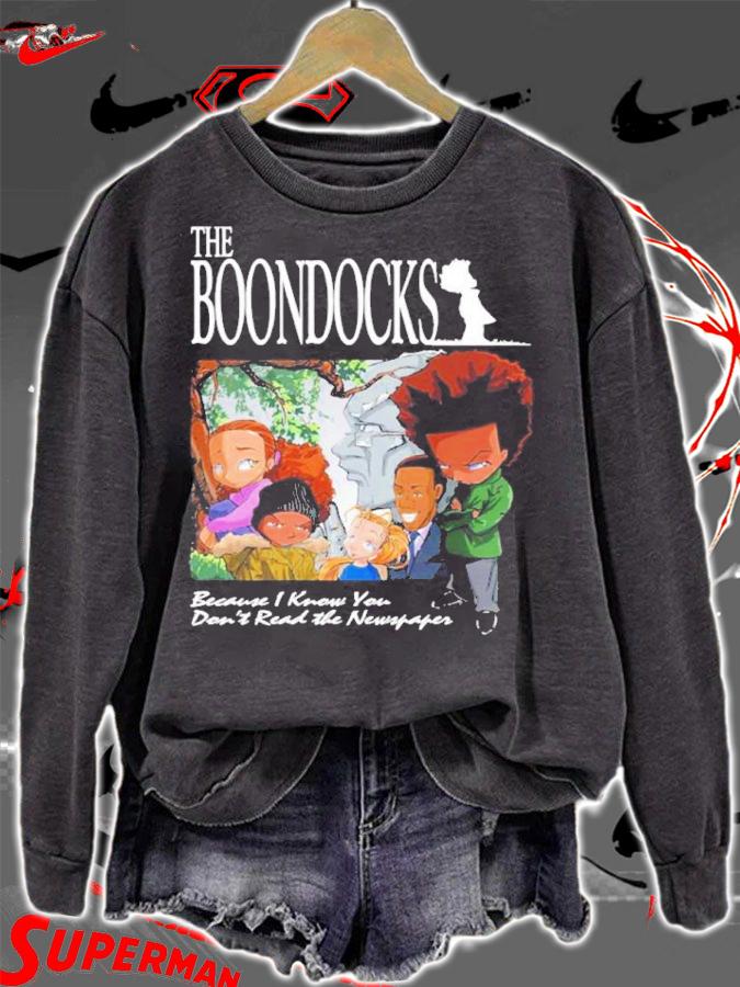 The Boondocks Because I Now You Don't Read The Newspaper Shirt t-shirt sweatshirt