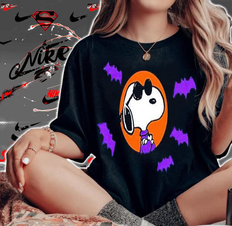 Snoopy and Bats Halloween T-shirt t-shirt