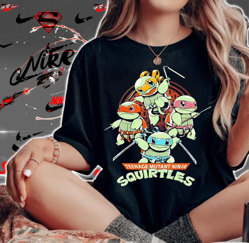 Teenage Mutant Ninja Squirtles Shirt t-shirt woman shirt