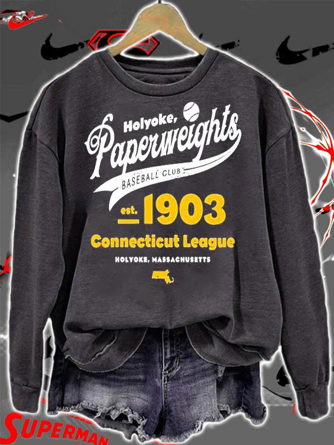 Holyoke Paperweights Massachusetts Vintage Minor League Baseball T-Shirt t-shirt