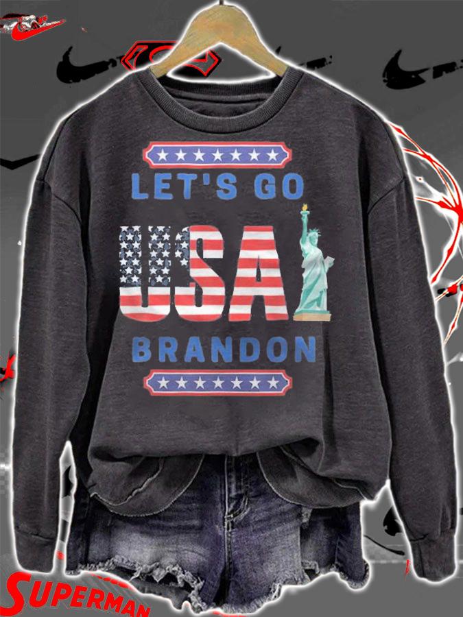 Let's Go USA Brandon, Joe Biden Chant, Impeach Biden T-Shirt t-shirt sweatshirt