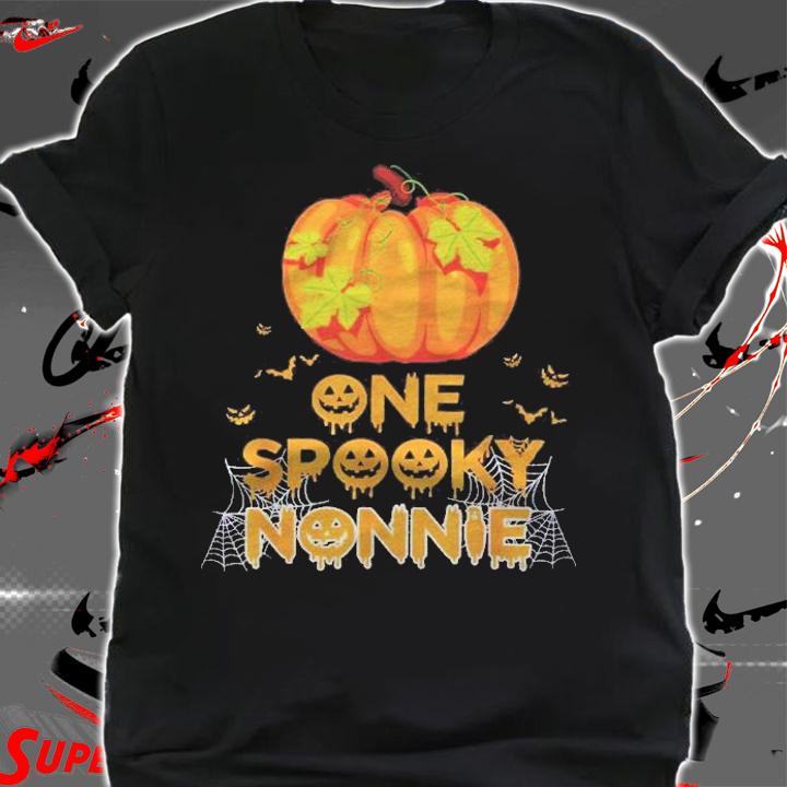 One Spooky Nonnie Funny Family Halloween Matching Gifts Shirt t-shirt